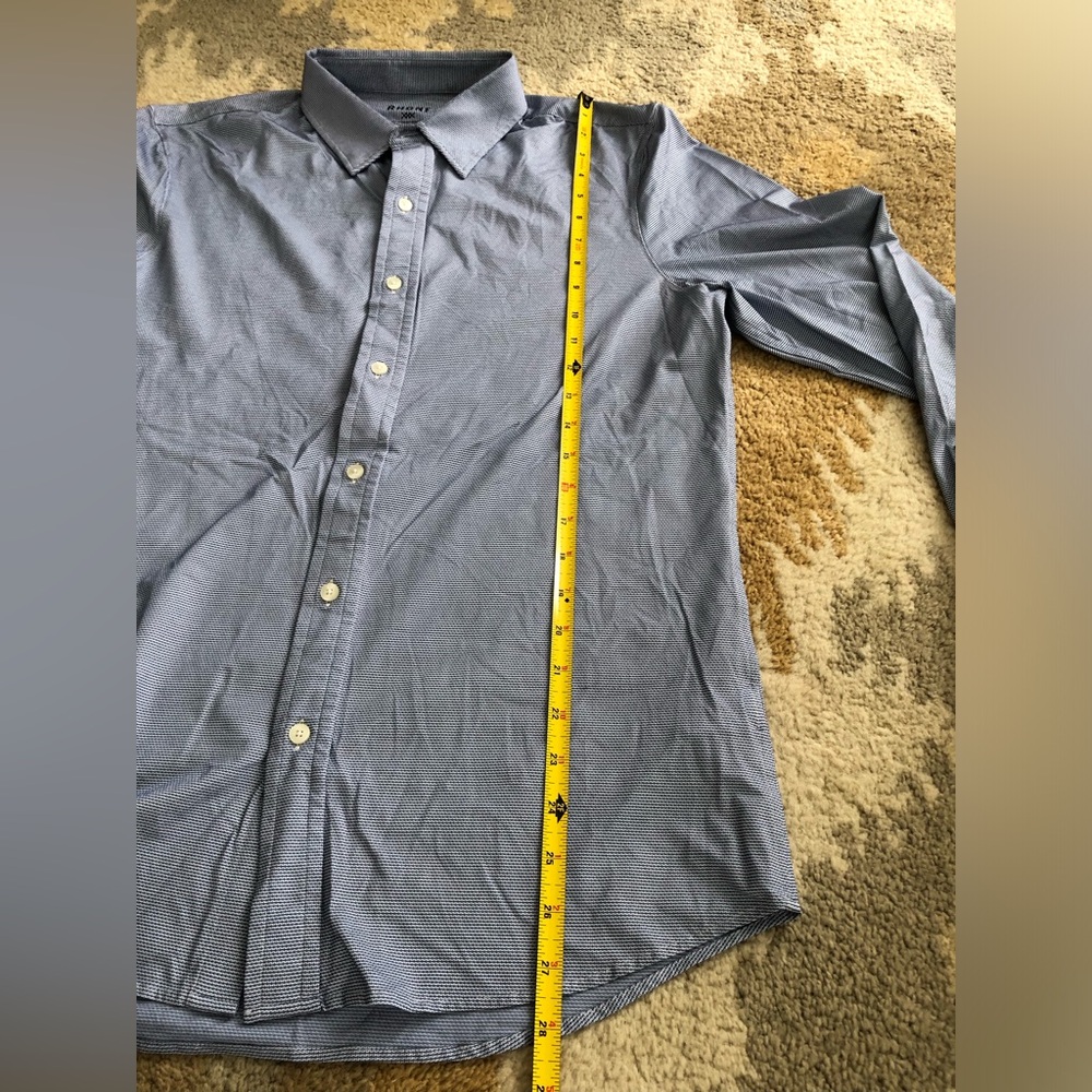 RHONE Commuter Tech Stretch Button Down Shirt Blu… - image 10